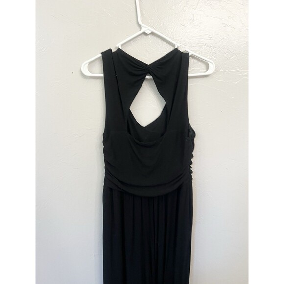 Moulinette Soeurs Anthropologie Molly Black Wide Leg Jersey Jumpsuit size M - Picture 9 of 13